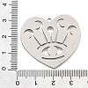201 Stainless Steel Pendants STAS-S176-06P-3