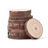 Unfinished Natural Poplar Wood Cabochons X-WOOD-E018-12-1