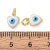 Brass Enamel Charms KK-S518-03H-G-3
