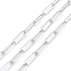 304 Stainless Steel Paperclip Chains CHS-F011-03B-P-2