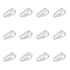 HOBBIESAY 12Pcs 925 Sterling Silver Snap on Bails STER-HY0001-01B-1