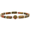 Natural Unakite Beads Stretch Bracelets for Men Women LS-ZE2494-4-1