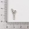 Brass Micro Pave Clear Cubic Zirconia Pendants LS-KK-L238-19P-3