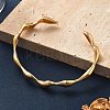 Brass Cuff Bangles for Women BJEW-F482-10G-2