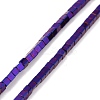 Electroplated Non-magnetic Synthetic Hematite Beads Strands G-G862-03D-1