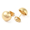 Rack Plating Brass Stud Earrings for Women EJEW-G394-18D-G-1