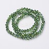 Electroplate Transparent Glass Beads Strands EGLA-A034-T4mm-S10-2