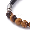 Unisex Leather Cord Bracelets BJEW-JB04852-02-3