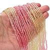 Transparent Painted Glass Beads Strands DGLA-A034-T2mm-A09-2