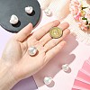 6Pcs 6 Styles Shell Pearl Pendants KK-CJ0003-73-4