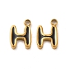 304 Stainless Steel Enamel Charms STAS-L022-292G-H-1