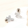 304 Stainless Steel Stud Earrings EJEW-H161-01P-G-3