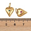 304 Stainless Steel with Rhinestone Pendants STAS-Z152-02G-3
