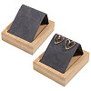 Velvet Earring Display Stand ODIS-WH0086-102-1