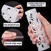 PET Plastic Hollow Out Drawing Painting Stencils Templates DIY-WH0244-290-3