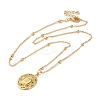 Brass Micro Pave Clear Cubic Zirconia Pendant Necklaces for Women LS-NJEW-S429-03G-03-2