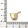 Brass Micro Pave Cubic Zirconia Pendants KK-Q043-03G-3