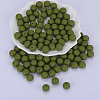 Round Silicone Focal Beads SI-JX0046A-137-1