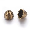Tibetan Style Alloy Bead Caps TIBE-5211-AB-FF-2