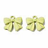 Spray Painted Alloy Pendants PALLOY-Q434-008C-NR-1