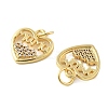 Mother's Day Brass Micro Pave Cubic Zirconia Pendants KK-C092-24I-G-2