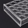 (Defective Closeout Sale: Damaged Corners) Acrylic Multi-Use Colorimetrical Cylinder Tube Display Racks AJEW-XCP0003-05-3
