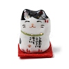 Lucky Cat Ceramic Display Decorations DJEW-G048-01A-1