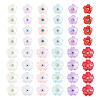 96Pcs 12 Styles Opaque Resin Pave Rhinestone Cabochons RESI-TA0002-33-2