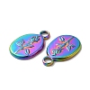 Ion Plating(IP) 304 Stainless Steel Pendants STAS-H212-23MC-2
