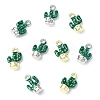 16Pcs 2 Colors Alloy Enamel Cactus Charms ENAM-CJ0007-47-8