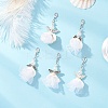 Shell Pendant Docorations HJEW-JM03702-1