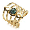 Natural Ruby in Zoisite Finger Rings RJEW-U027-08G-04-1