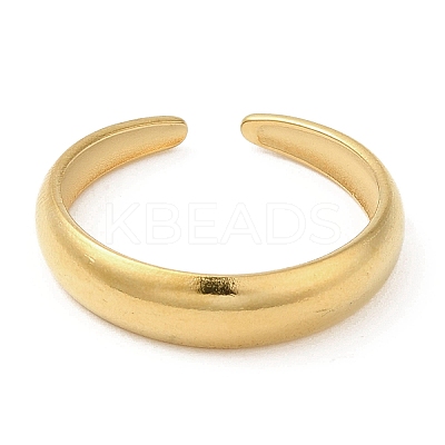 304 Stainless Steel Open Cuff Rings RJEW-K245-78G-1