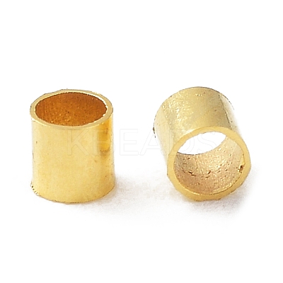 Brass Tube Crimp Beads E001-G-FF-1