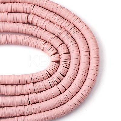 Handmade Polymer Clay Beads Strands CLAY-R089-8mm-Q087-1