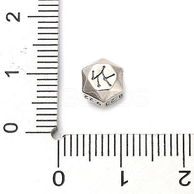 S925 Sterling Silver Beads STER-K183-03AS-06-1