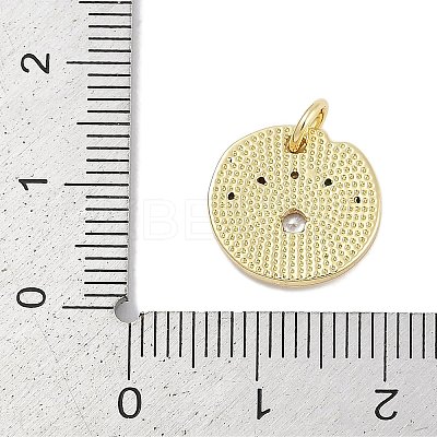Rack Plating Brass Pendants KK-Q028-16G-1