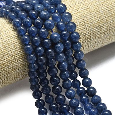 Natural Malaysia Jade Beads Strands G-L645-A01-8mm-06-1