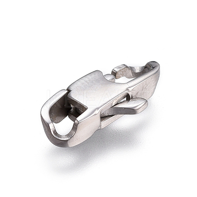 Tarnish Resistant 304 Stainless Steel Lobster Claw Clasps STAS-I117-02E-P-1