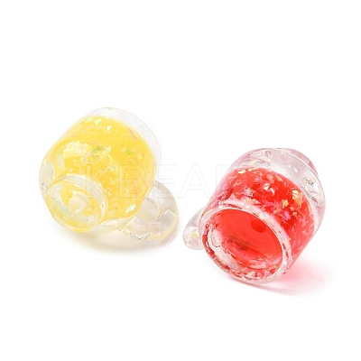 Luminous Transparent Resin Beads RESI-B039-15-1