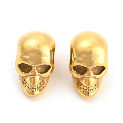 Halloween Ion Plating(IP) 304 Stainless Steel European Beads STAS-F243-42G-1