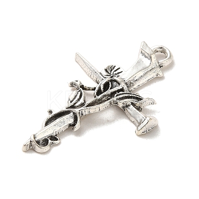 Tibetan Style Alloy Pendants PALLOY-M217-42AS-1