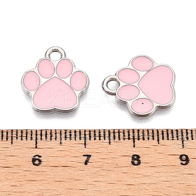 Alloy Enamel Pendants ENAM-T020-41B-RS-1