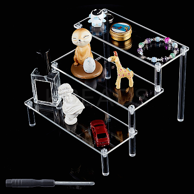 Acrylic Multi-Storey Display Rack AJEW-WH0245-74-1
