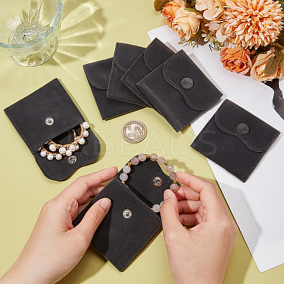 10Pcs Velvet Jewelry Pouches AJEW-NB0005-66H-1