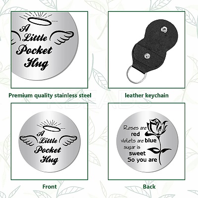 201 Stainless Steel Commemorative Coin AJEW-CN0002-35D-1