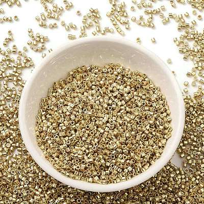 Electroplate Glass Seed Beads SEED-S042-01B-11-1