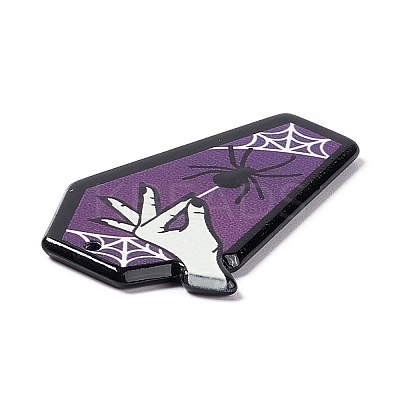 Printed Acrylic Pendants SACR-F003-01G-1