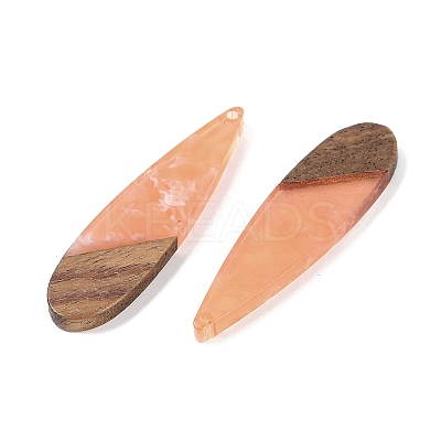 Resin & Wood Big Pendants WOOD-F015-08B-1