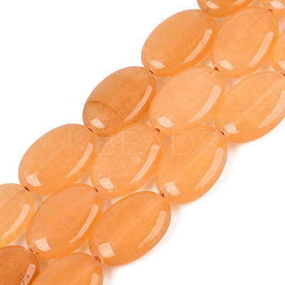 Dyed Natural White Jade Beads Strands G-N370-01A-12-1